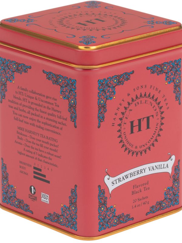 Strawberry Vanilla, HT Tin of 20 Sachets