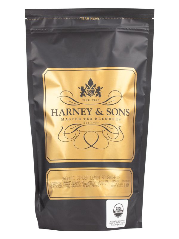 Organic Ginger Lemon, Bag of 50 Sachets
