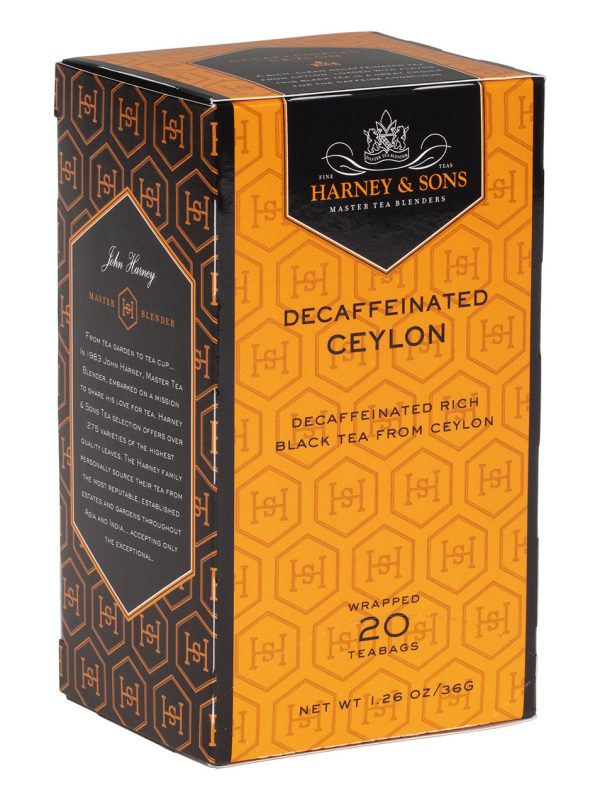 Decaf Ceylon, Box of 20 Premium Teabags