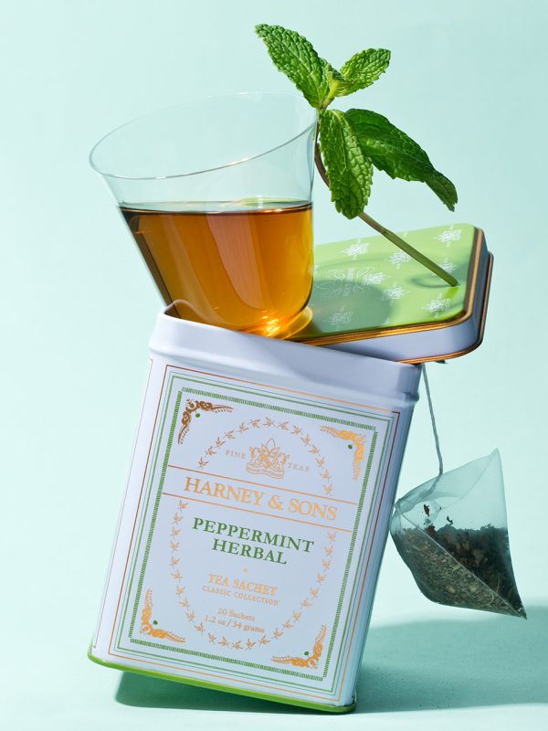 Peppermint Herbal, Classic Tin of 20 Sachets