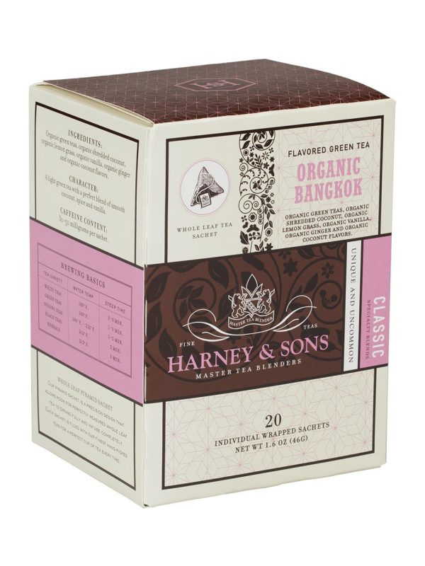 Organic Bangkok, Box of 20 Individually Wrapped Sachets