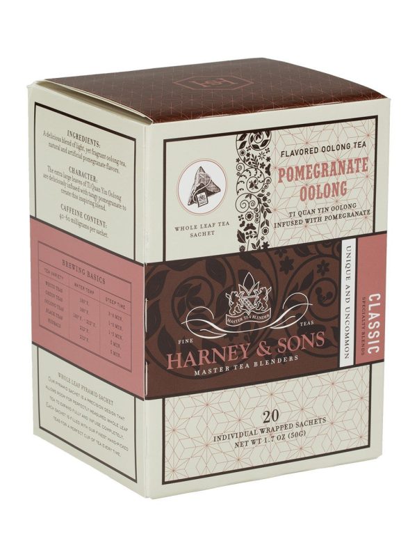Pomegranate Oolong, Box of 20 Individually Wrapped Sachets