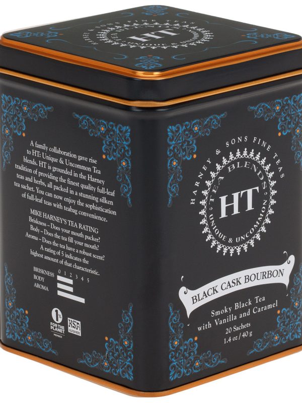 Black Cask Bourbon, HT Tin of 20 Sachets